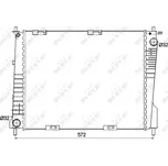NRF Chladič vody NRF 53125