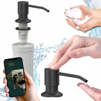 Dávkovač mýdla Dávkovač Sink Quality SIMPLE2 320 ml černý