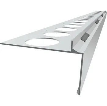 Stavební profil CELOX Profil balkonový PŘÍMÝ STONE - rovný, 2,5m Barva: AL přírodní