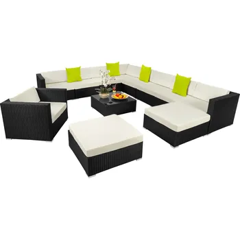 Zahradní sestava TecTake Las Vegas černá