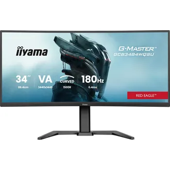 Monitor iiyama G-Master/GCB3484WQSU-B1/34"/VA/wQHD/180Hz/0,4ms/Černá/3R