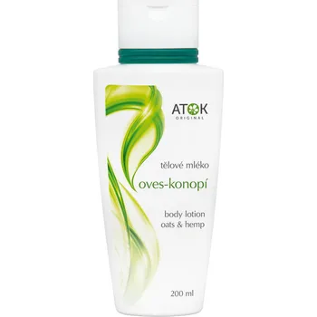 Tělový olej ATOK Tělové mléko Oves-konopí 200 ml (Tělové mléko)
