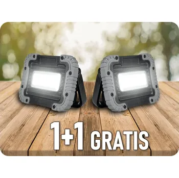 Osvětlení LED REFLEKTOR NABÍJETELNÝ 500LM, 1200MAH, 1+1 zdarma! [SP0223]