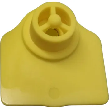 Sběratelství Ušní známka Q-flex polygonální malá, female, žlutá