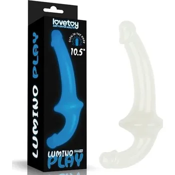 Připínací penis Dvojité dildo Lovetoy LUMINO PLAY 10.5'' | Lovetoy