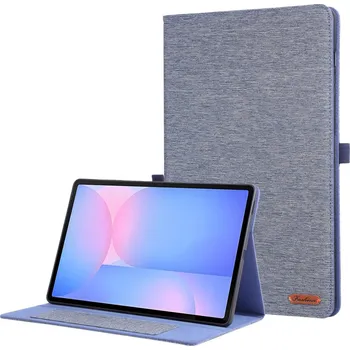 Pouzdro na tablet VSECHNONAMOBIL 110318 FABRIC Zaklápěcí kryt pro Samsung Galaxy Tab S10 FE+ modrý