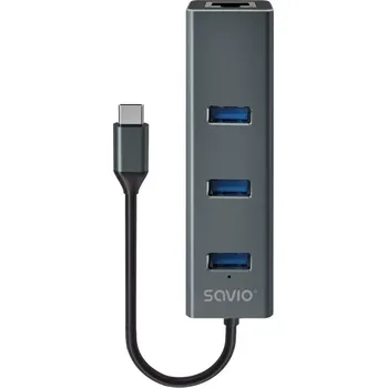 USB hub USB-C adaptér Hub Savio