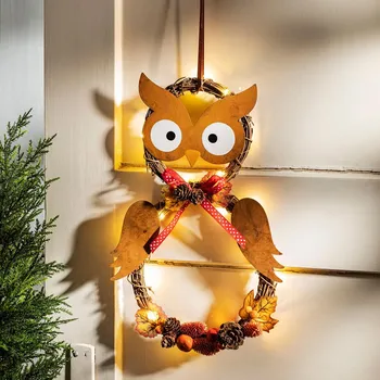 Vánoční dekorace Weltbild LED Závěsná dekorace Sova 495526