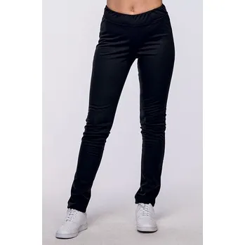 Dámské kalhoty Černé dámské softshellové kalhoty s úzkými nohavicemi 926 délka zkrácená (-5cm) velikost 4XL