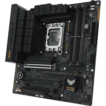Základní deska ASUS TUF GAMING B760M-PLUS WIFI / Intel B760 / LGA1700 / 4x DDR5 / 2x M.2 / DP / HDMI / 1x USB-C / WIFI / mATX