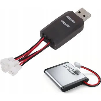 USB Nabíječka 1S 3,7V LIPO LIHV 3,8V – Nabíjí ČTYŘI BATERIE SOUČASNĚ