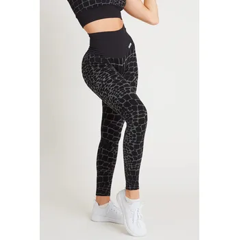 Dámské legíny Frida® - FGM04® Legíny FGM04 Nikita All-Up Innergy® černý krokodýl Velikost: XL Leggings Push Up All-Up Cocco Nero
