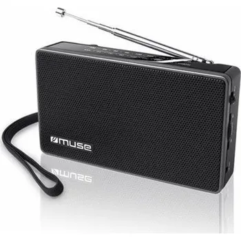 Radiopřijímač Radio Muse Muse M-030R Black, 2pásmové přenosné rádio