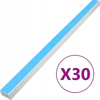 kabelová chránička Kabelová lišta s kanálem a víkem SAMOLEPICÍ 60x40mm 30m PVC