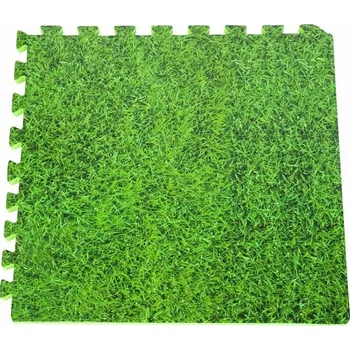 bazénová podložka Gre Pěnová podložka pod bazén tráva 50 x 50 x 0,8 cm 9 ks
