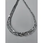 Stříbrný řetízek pletený