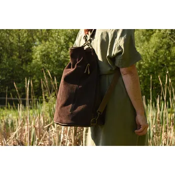 Městský batoh vak KUBÁT kožený ručně šitý KUBÁT Páji | 217333 Barva: hnědá