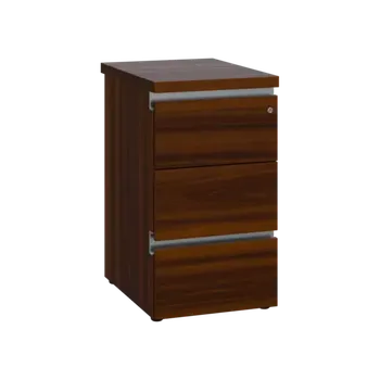 Zásuvkový kontejner MHKC - 61 kontejner přístavný, 3-zásuvkový, deska 18 mm, centrální zámek, ořech královský