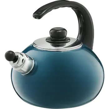 Konvice na čaj Tradiční ocelová smaltovaná Konvice Emalia Olkusz 2,1 l modrá
