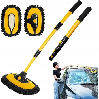 Mycí kartáč na vozidlo Kartáč na mytí auta z mikrovlákna s teleskopickou rukojetí