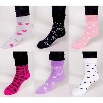 Dětské celofroté vzorované ponožky dívčí SKF0003G 27-30 Mix barev