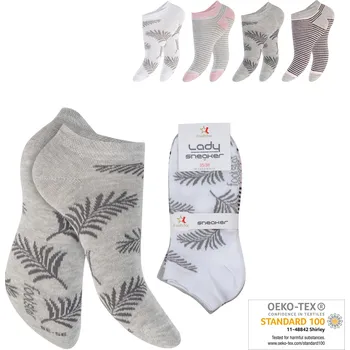 Dámské ponožky Dámské snížené ponožky NS60353 35-38 Mix barev