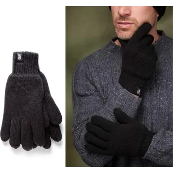 Rukavice CENOVÁ AKCE HEAT HOLDERS pánské rukavice ARVID, vel. L/XL černé L/XL Černé