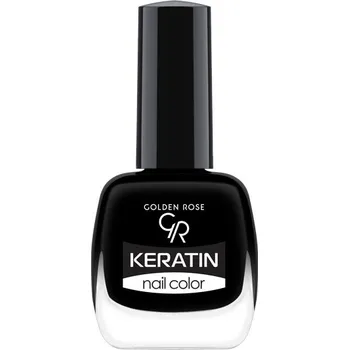 Lak na nehty Lak na nehty Keratin 79 Golden Rose černý