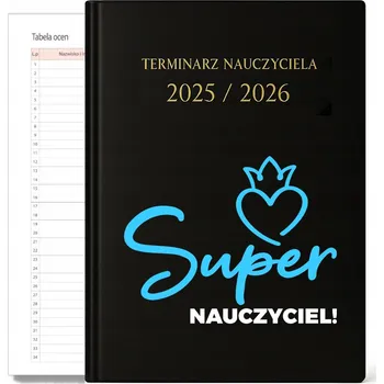 Kalendář Knižkový kalendář pro učitele 2026 A5 černý