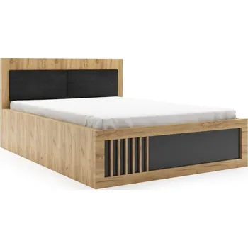 Postel Postel Sorento v provedení kraft zlatý / černá, 140 x 200 cm