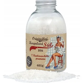 Koupelová sůl Originální koupelová sůl z Karlovarského pramenu - Bílá 450g
