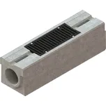 Odvodňovací betonový žlab VODALAND MONO E600 štěrbinový s revizí 1000 x 286 x 292 mm