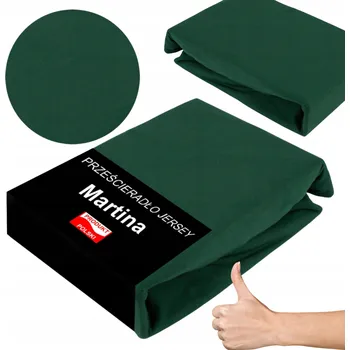 Prostěradlo Prostěradlo Jersey 90x200 s Gumou pro Vysokou Matrace 30cm Prodyšné Zelené