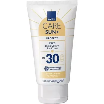 Přípravek na opalování Hydratační matující pleťový krém na opalování SPF 30 - 50ml (Avon Caré Sun)