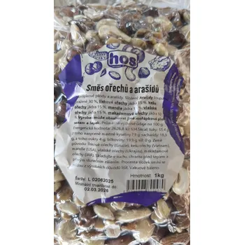 Směs ořechů a arašídů 1000 g
