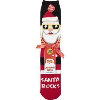 Pánské ponožky HEAT HOLDERS Ponožky LITE XMAS vánoční MEDIUM pánské COOL SANTA 39-45 Mix barev