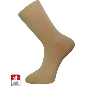 Pánské ponožky Ponožky pánské hladké vychazkové 39-41 Béžová
