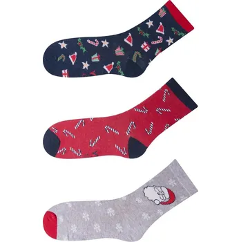 Oblečení a móda Ponožky pánské vánoční X-MAS, vel.39-42 39-41 Mix barev