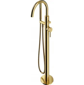 Vodovodní baterie Volně stojící vanová a sprchová baterie Omnires mosaz