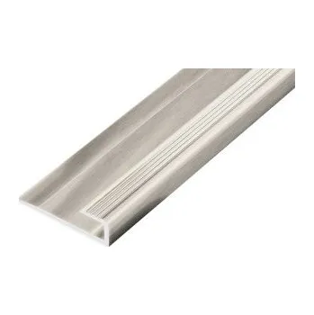 ukončovací lišta AC AP46/2 lišta zásuvná, hliník elox inox, v: 7,9 mm, š: 29 mm, d: 2,7 m, pro tl: 5,1 mm