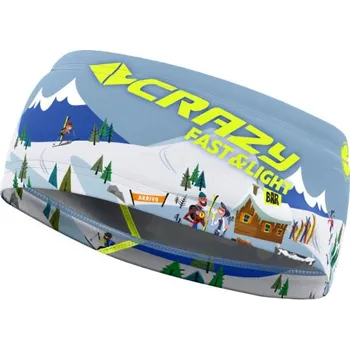 Zimní čelenka Čelenka Crazy VOLTAGE - šedá/modrá L