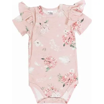 Bodýčko dívčí KIRA II Jamiks hortenzie bambus - vel. 62, 68 (Kopírovat) - 68 (4-6 měs.)