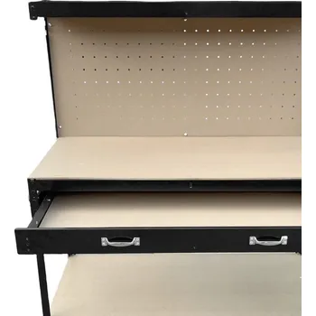 Dílenský stůl Aga Dílenský stůl s děrovanou stěnou 112x60x150cm