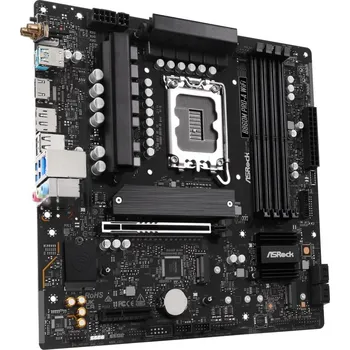 Základní deska ASRock B860M Pro-A WiFi / Intel B860 / LGA1851 / 4x DDR5 / 3x M.2 / HDMI / DP / USB-C / WiFi / mATX