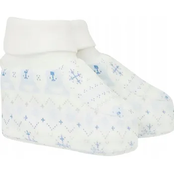 Capáčky Doll kojenecké boty bílé, velikost 15