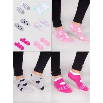 Oblečení a móda Snížené ponožky vzorované 39-41 Mix barev