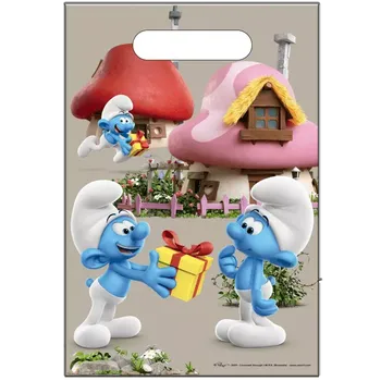 Party dekorace Party tašky Šmoulové 6ks