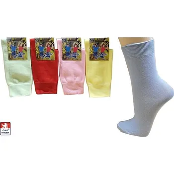 Dámské ponožky Ponožky ELASTIK vycházkové R24 35-37 Mix barev color