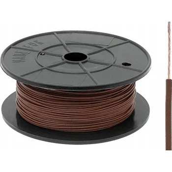 elektrický kabel Kabel FLRY-B 1x0,35 hnědý (2m)