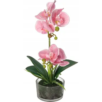 umělá květina ORCHIDEJ UMĚLÉ KVĚTY V KVĚTINÁČI PREMIUM